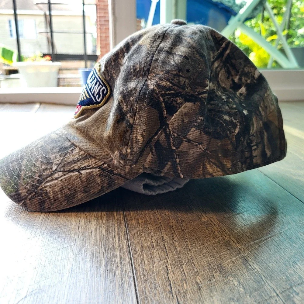 OTS New Orleans Pelicans NBA Camo Hat Adjustable Strapback Camouflage Cap OSFA